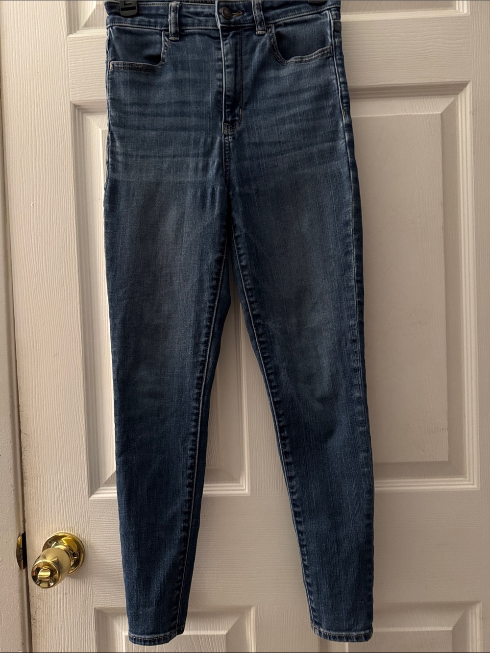 American Eagle Outfitters Women's Skinny Jeans - Dark Blue Wash